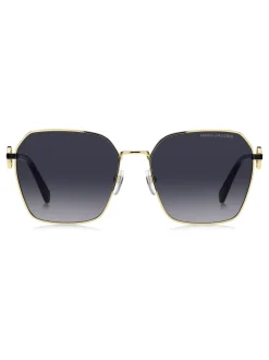 Marc Jacobs Square Gold Sunglasses