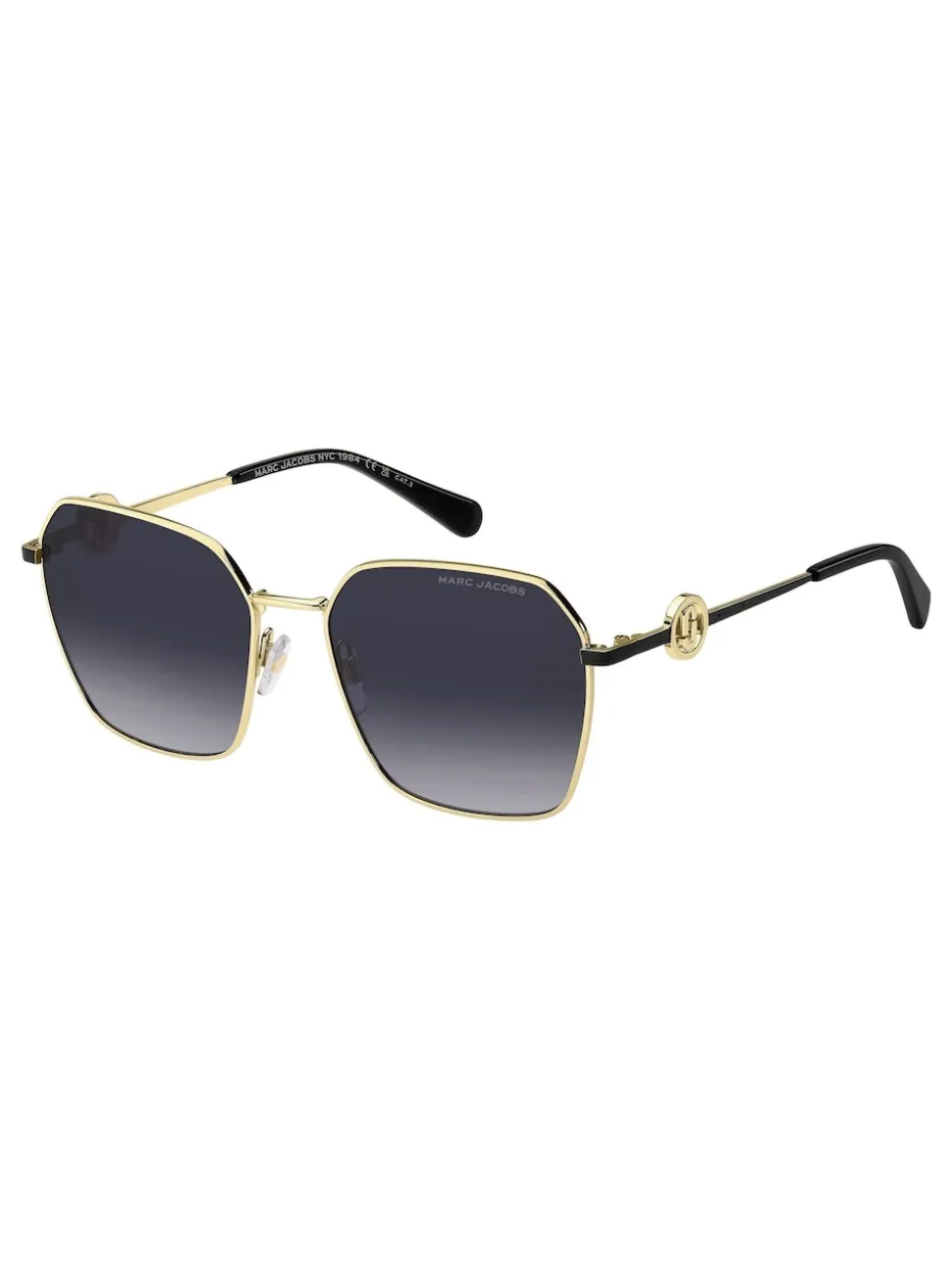 Marc Jacobs Square Gold Sunglasses