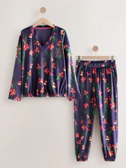 Marineblauw - B by Ted Baker Cosy Twosie Pyjamas