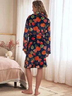 Marineblauw - Bath & Body Works Blossom Cosy Robe