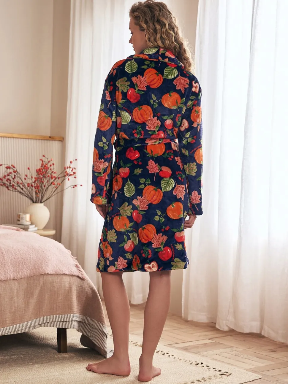 Marineblauw - Bath & Body Works Blossom Cosy Robe