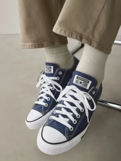 Marineblauw - Converse Chuck Ox sneakers