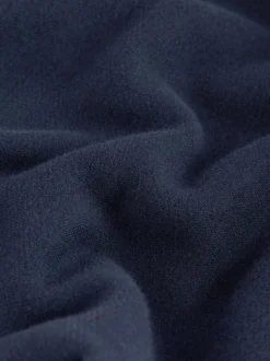 Marineblauw - Essentiële jersey joggingbroek met manchetten