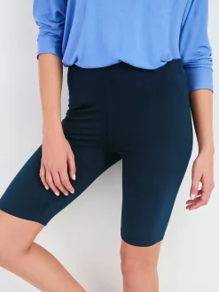 Marineblauw - Jersey fietsshort