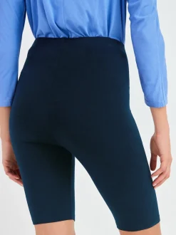 Marineblauw - Jersey fietsshort