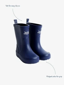 Marineblauw - JoJo Maman Bébé Plain Wellies