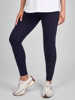 Marineblauw - JoJo Maman Bébé Cotton Rich Maternity Leggings 2 Pack