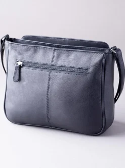 Marineblauw - Lakeland Leather Ambleside crossbodytas
