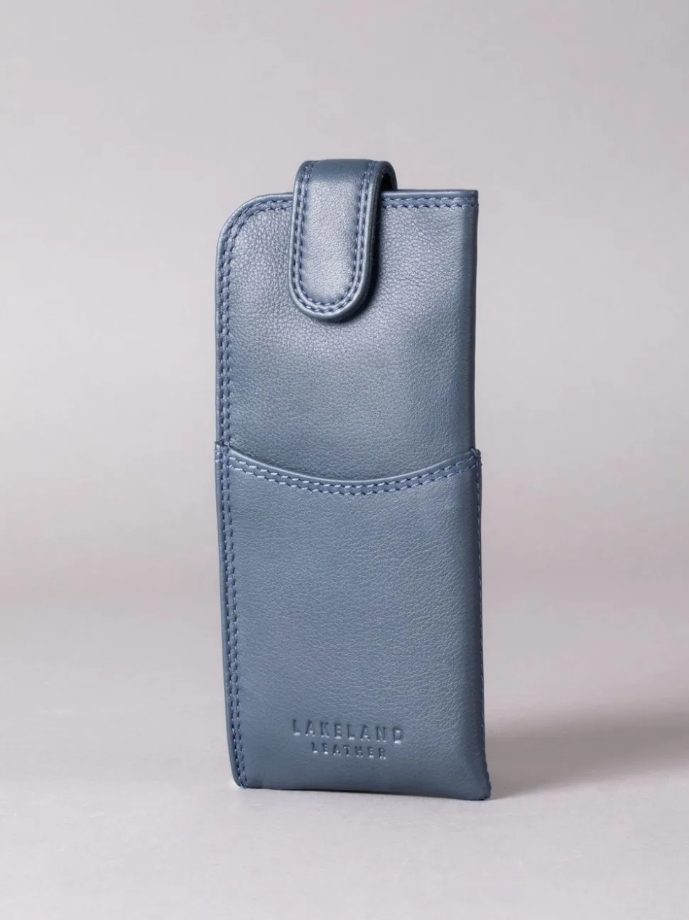 Marineblauw - Lakeland Leather Glasses Case