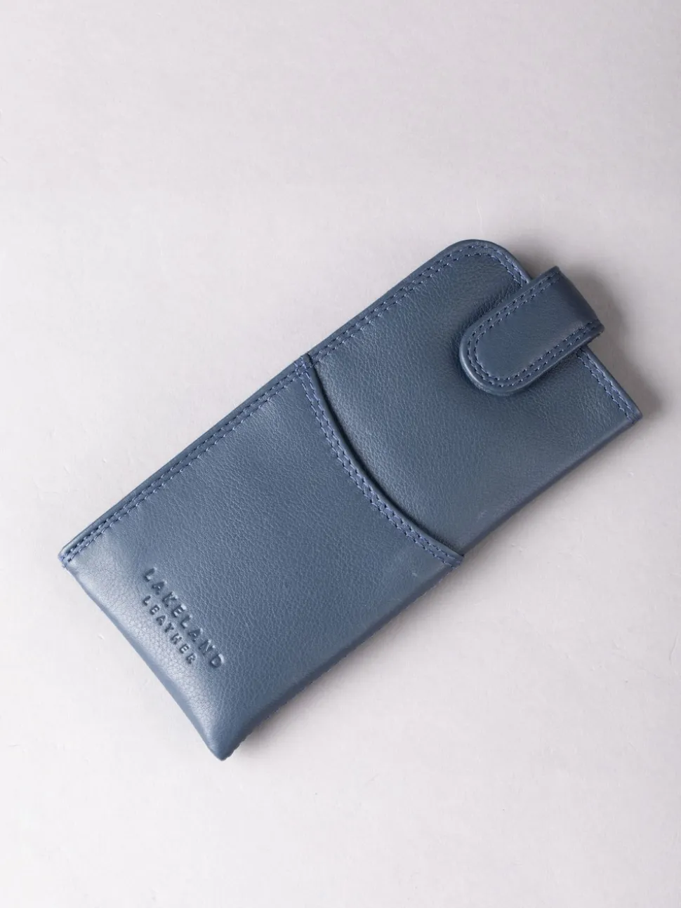 Marineblauw - Lakeland Leather Glasses Case