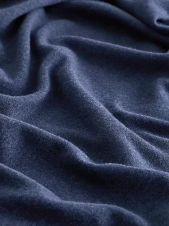 Marineblauw - Laura Ashley lang loungevest