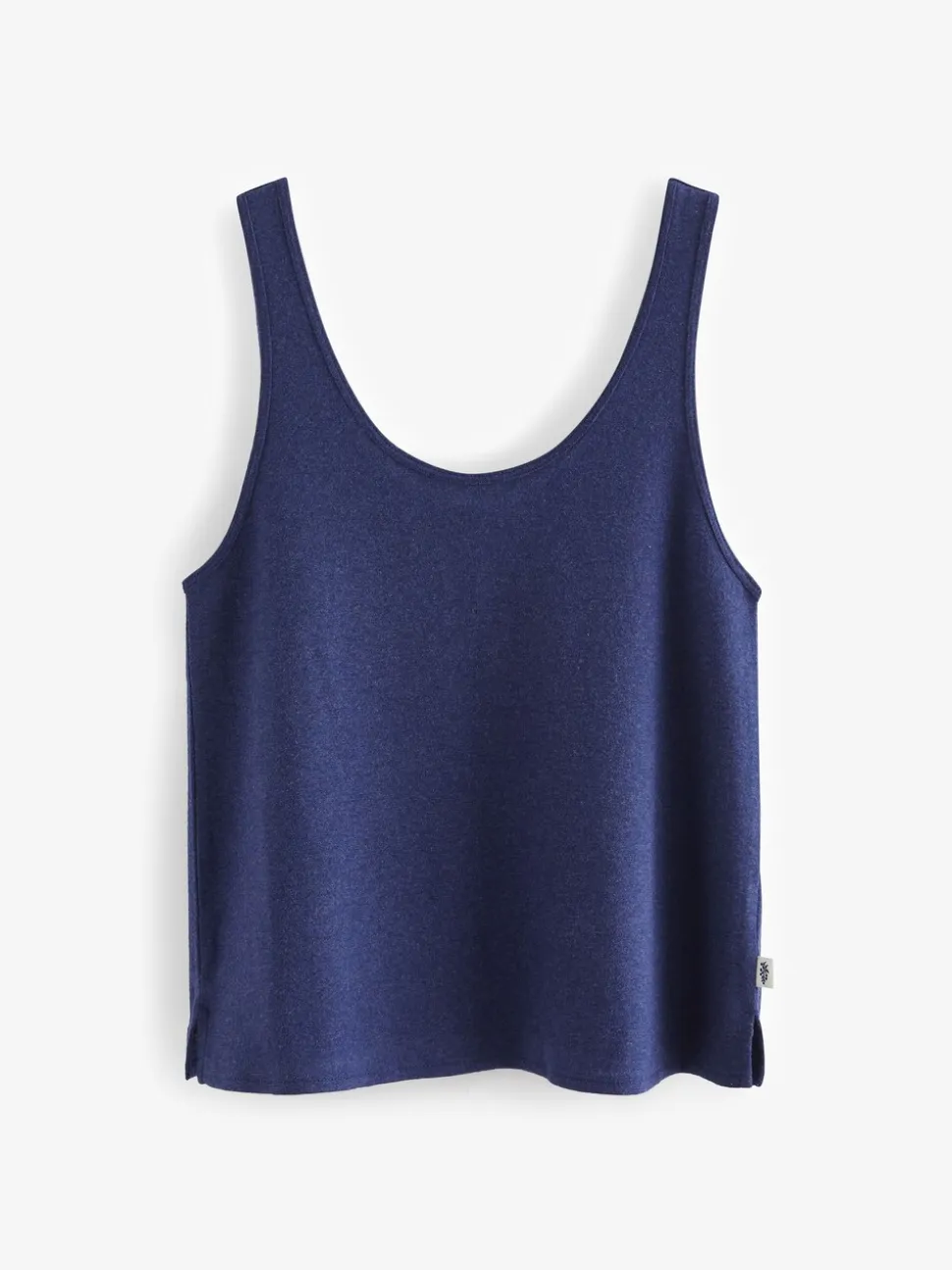 Marineblauw - Laura Ashley Gebreide loungehemdje