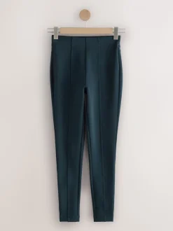 Marineblauw - Legging van ponte-stof