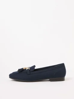 Marineblauw - Lipsy Almond Toe Tassel Workwear Loafers