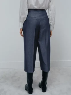 Marineblauw - Military Culottes