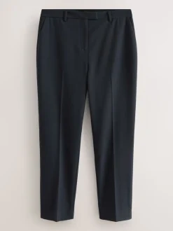 Marineblauw - Op maat gesneden smalle broek