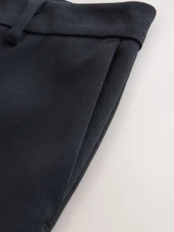 Marineblauw - Op maat gesneden smalle broek