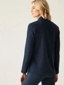 Marineblauw - Regatta Sweethart fleece met rits bij de hals