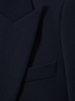 Marineblauw - Reiss Gabi maatsnit-kostuumblazer met enkele knoopsluiting