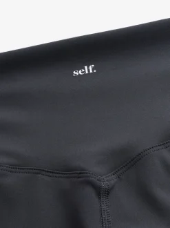 Marineblauw - self. Legging met hoge taille