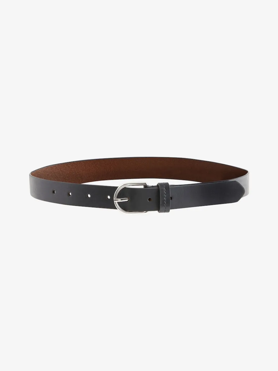 Marineblauw - Standaard leren riem