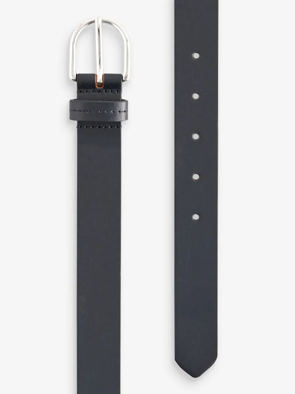 Marineblauw - Standaard leren riem