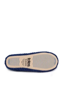 Marineblauw - Totes - Isotoner Popcorn - Pantoffels