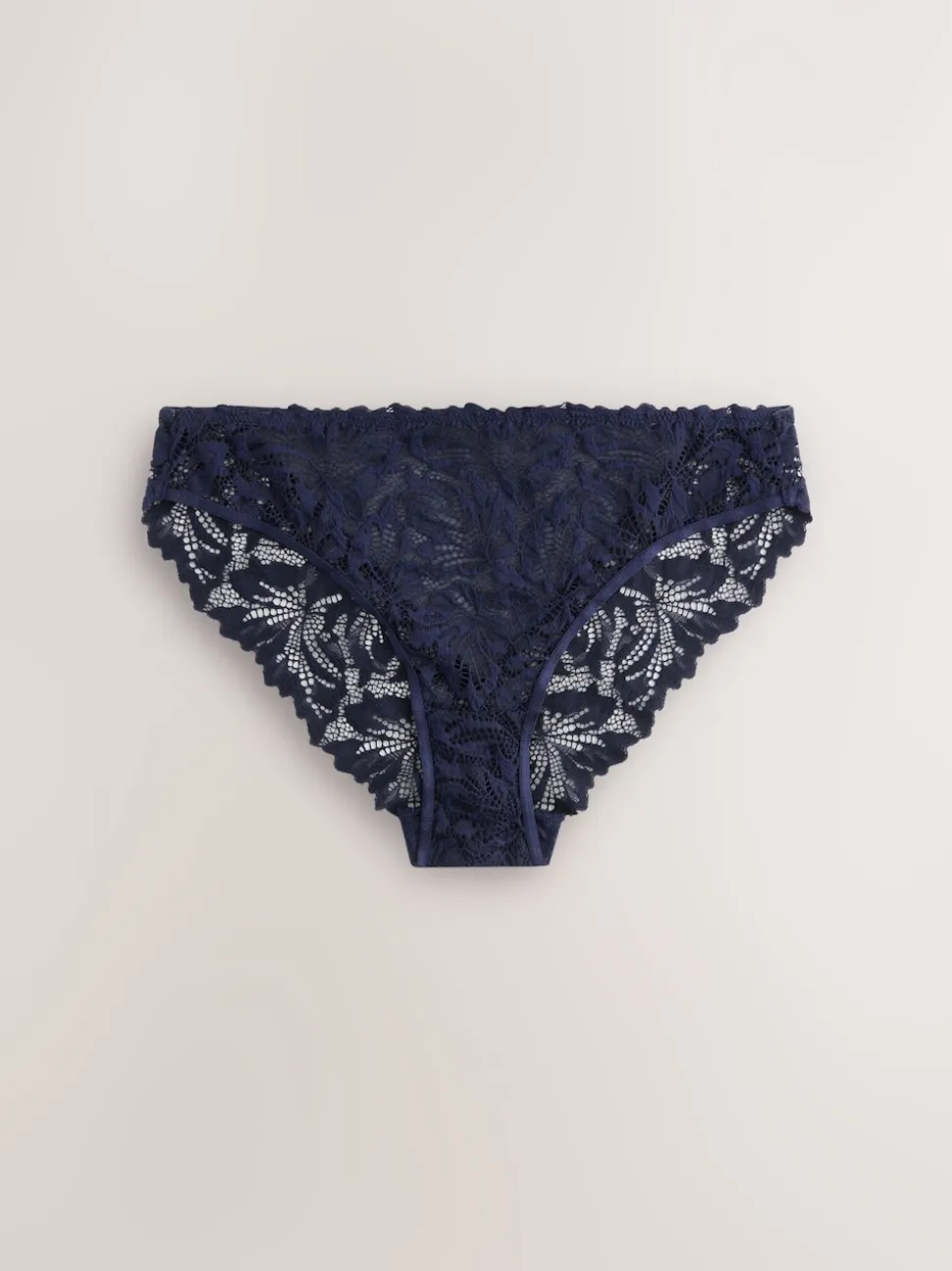 Marineblauw - Ultimate Comfort kanten slip verpakking van 2