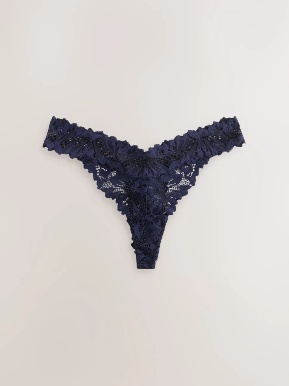Marineblauw - Ultimate Comfort kanten slip verpakking van 2