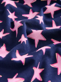 Marineblauw met sterren - Pyjama met lange mouwen