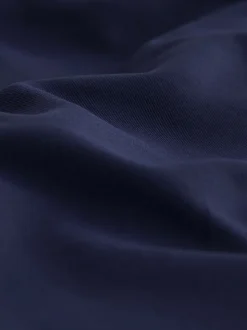 Marineblauw/blauw - Hoogsluitende halterbadpak met buikcorrectie