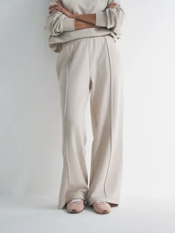 Marineblauw/kiezelkleurig - The Set 2 Pack Pintuck Wide Leg Joggers