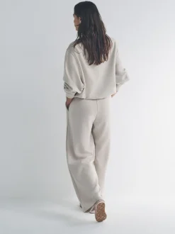 Marineblauw/kiezelkleurig - The Set 2 Pack Pintuck Wide Leg Joggers