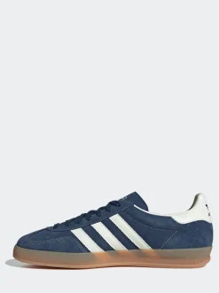 Marineblauw/wit - adidas Originals - Gazelle sneakers voor binnen