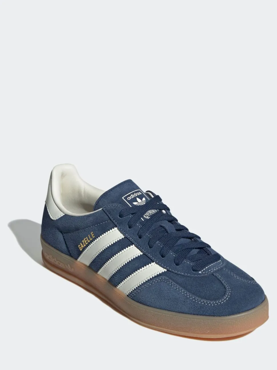 Marineblauw/wit - adidas Originals - Gazelle sneakers voor binnen