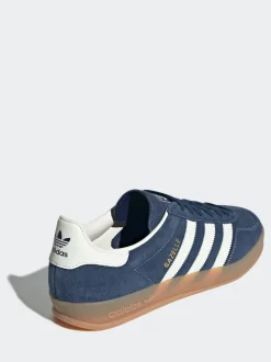 Marineblauw/wit - adidas Originals - Gazelle sneakers voor binnen