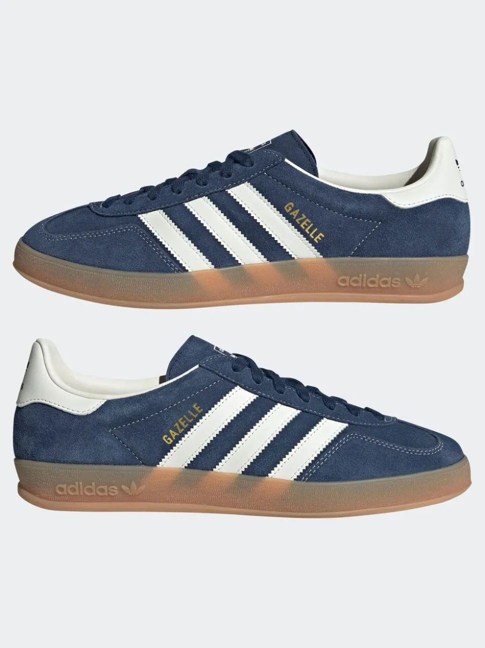 Marineblauw/wit - adidas Originals - Gazelle sneakers voor binnen