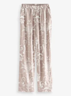 Mauve roze - Laura Ashley Josette pyjama met knopen