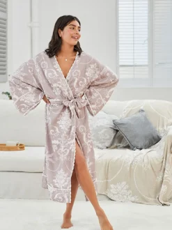 Mauve roze - Laura Ashley Josette badjas
