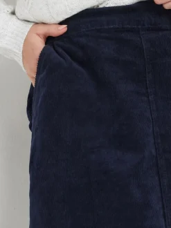M&Co corduroy volledige midirok