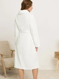 M&Co Cotton Touch Shawl Robe