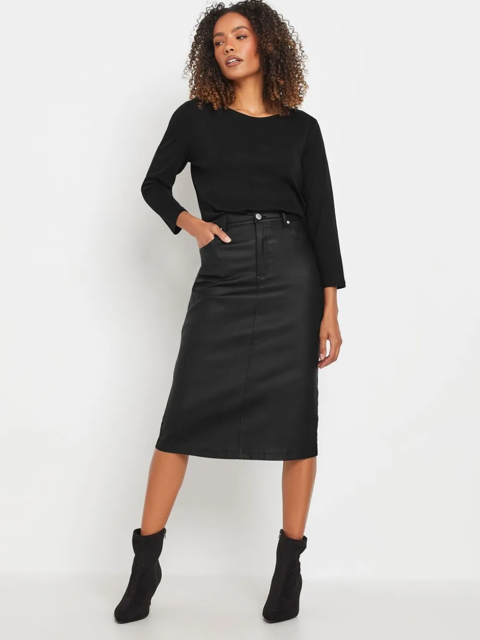 M&Co gecoate midirok