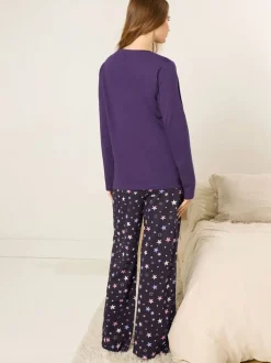 M&Co Koalaty Time Long Sleeve Wide Leg PJ Set