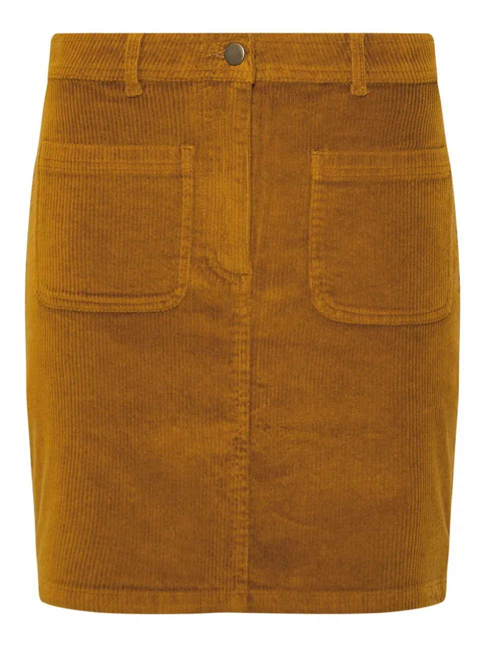 M&Co Petite Cord A-Line Skirt