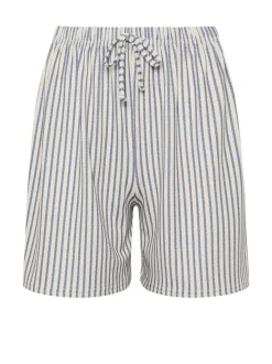 M&Co Stripe Tie Waist Shorts