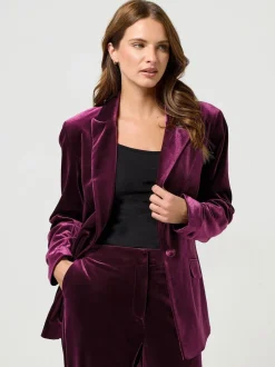 M&Co Velour Blazer