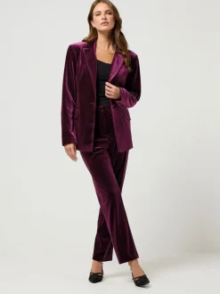 M&Co Velour Blazer