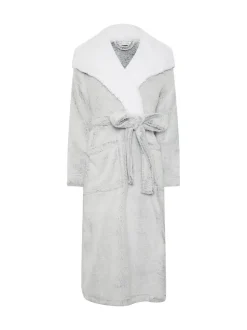 M&Co Zachte badjas met contrasterende capuchon