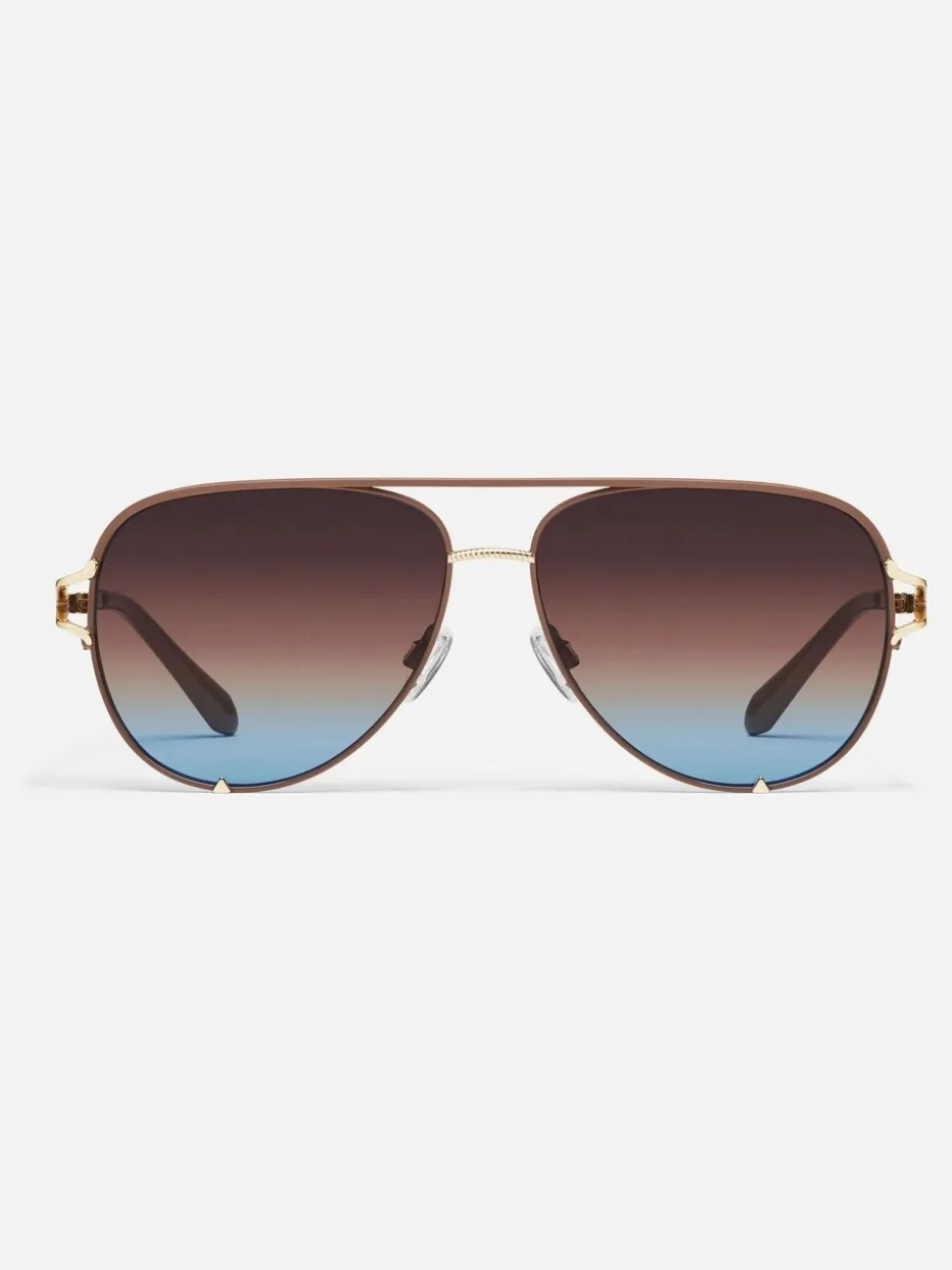 Met bladgoud - High Key Twist Sunglasses