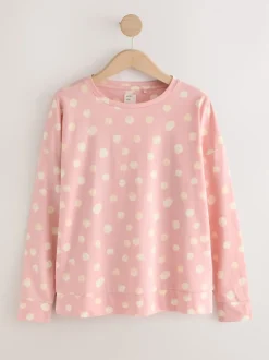 Met stippen - Long Sleeve Pyjamas 3 Pack